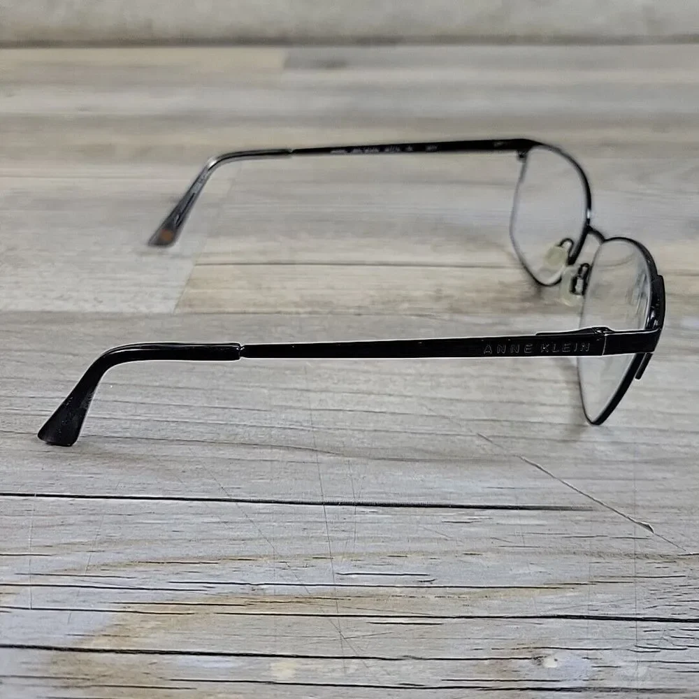 Anne Klein AK5053 001 Eyeglasses Black Metal‎ Square 54-15 135 Frames Only